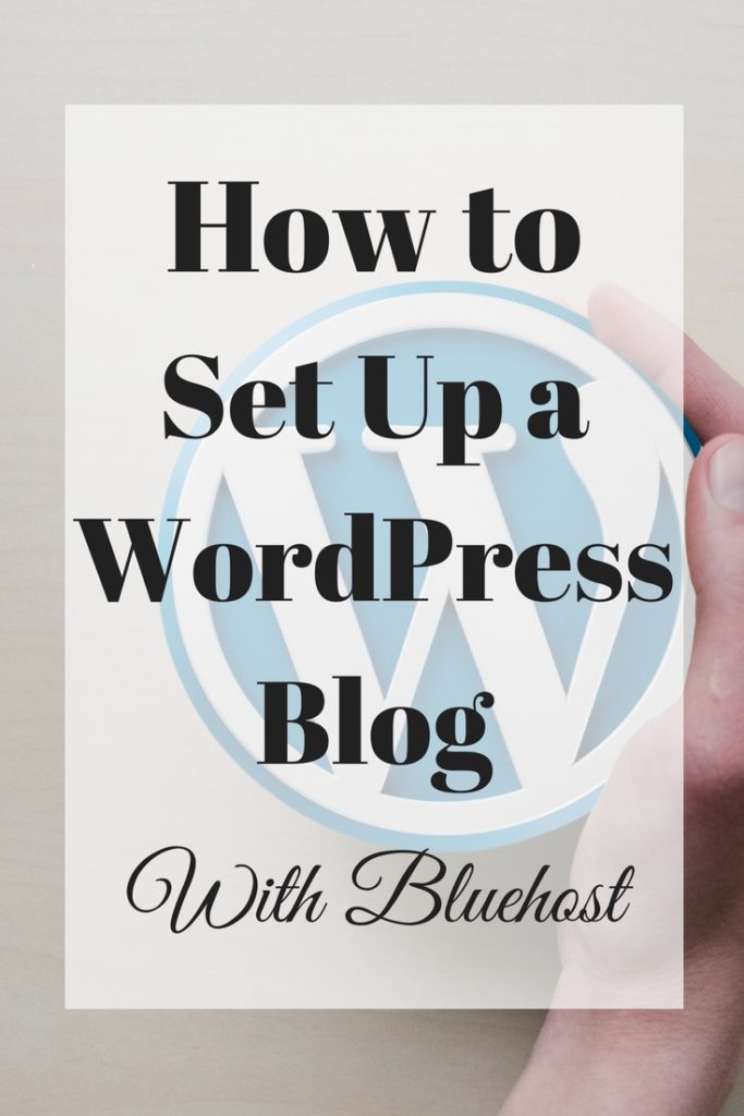 start a wordpress blog with bluehost