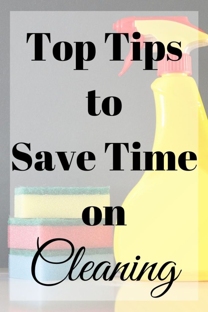 tips to save time on cleaning