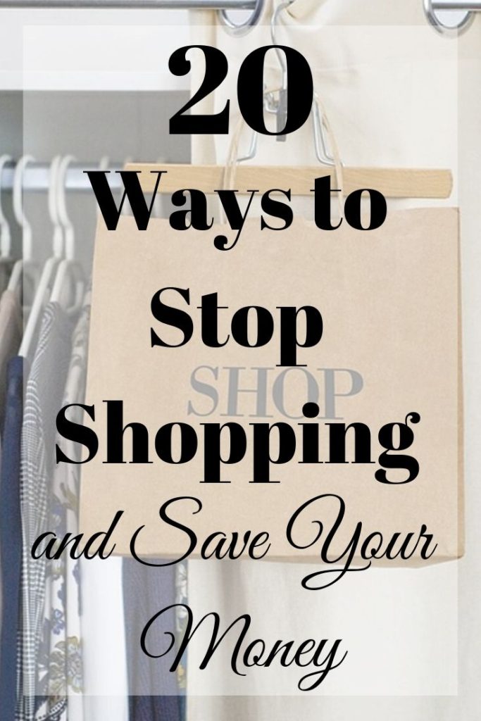 ways to stop shopping