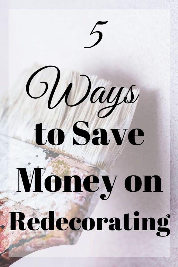 save money on redecorating