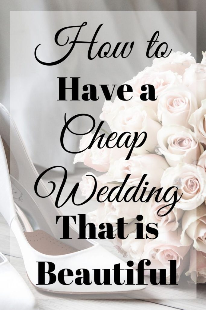 how to have a cheap wedding