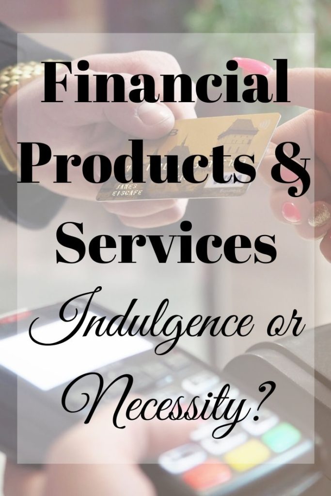 financial products and services