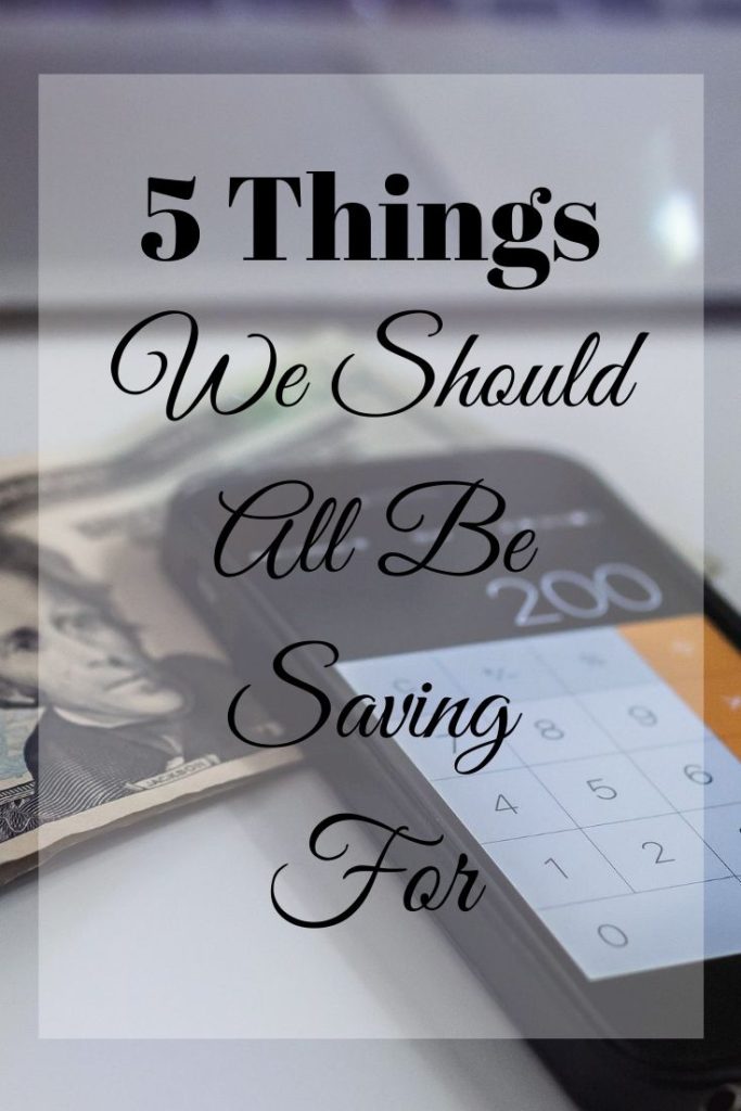 things we should all be saving for