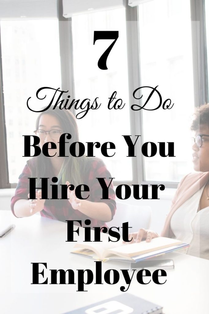 things to do before you hire your first employee