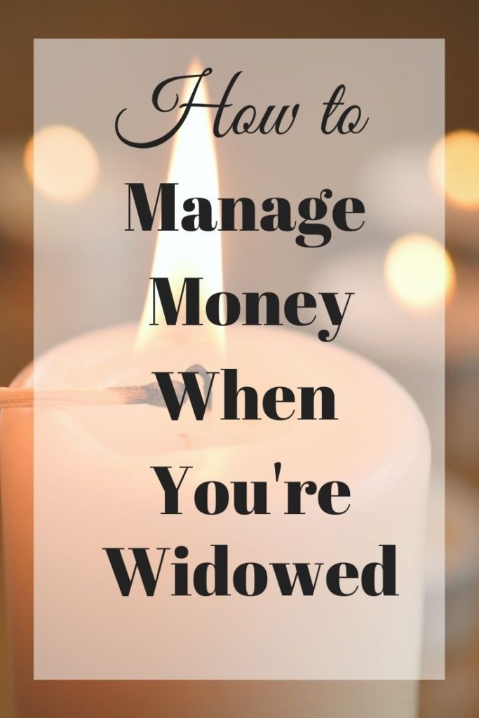 manage money when you're widowed