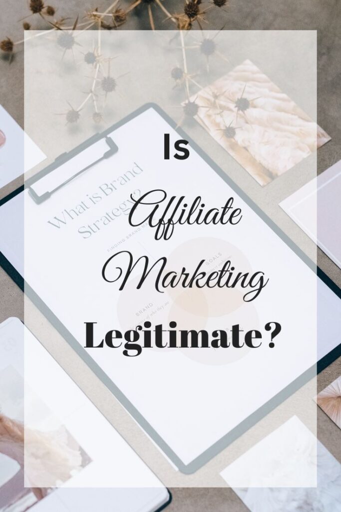 is affiliate marketing legitimate